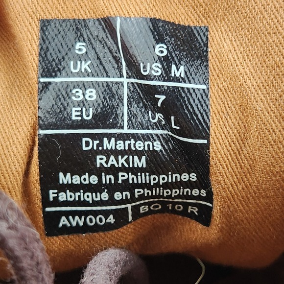 Dr. Martens Rakim Boots Womens 7 Mens 6 Gray Suede Utility Chukka - Picture 10 of 10